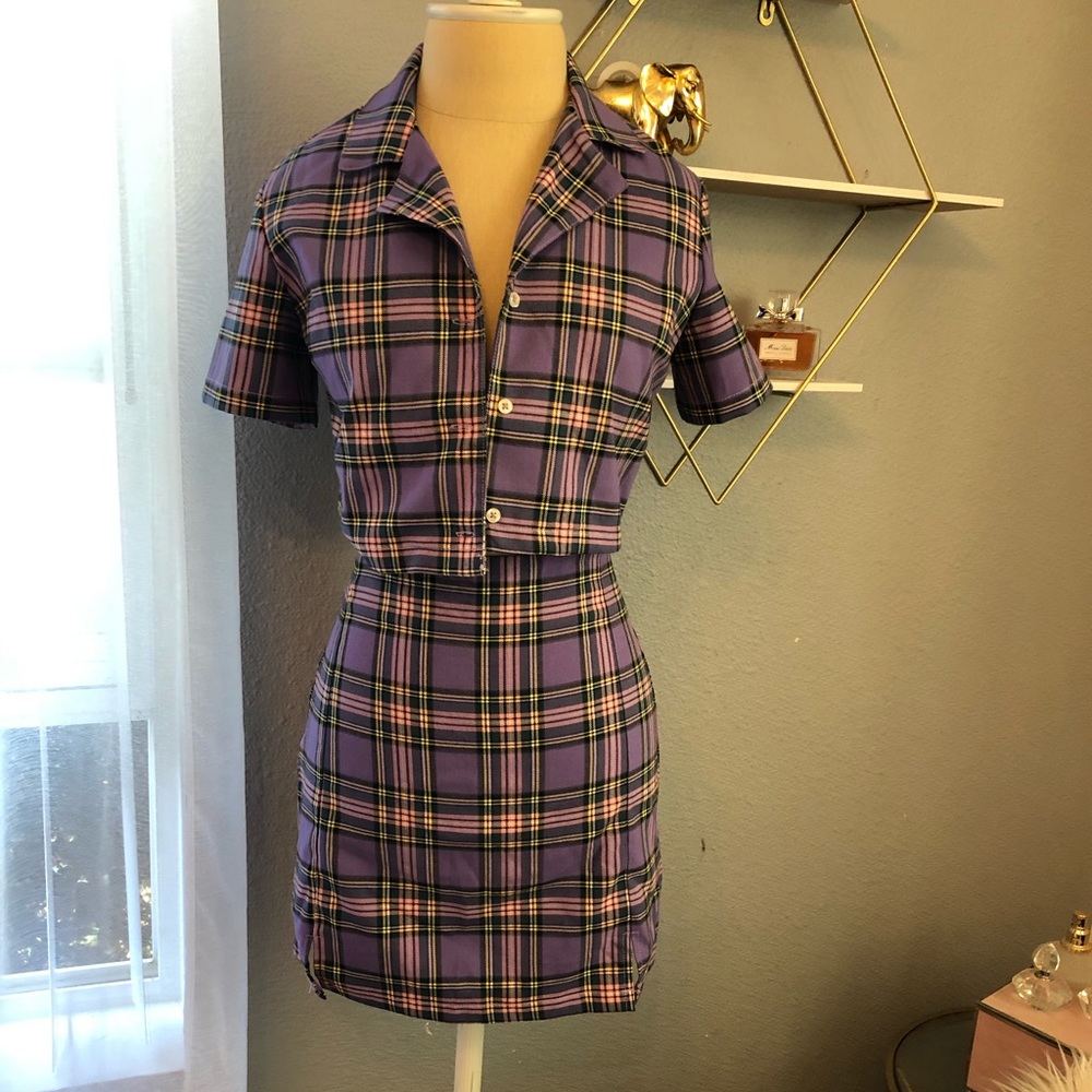 Brandy Melville plaid set